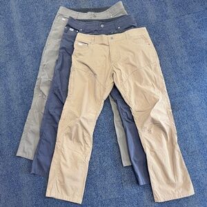KUHL (3) Resistor Air Mens Pants 36x32 SET OF 3 - LIKE NEW